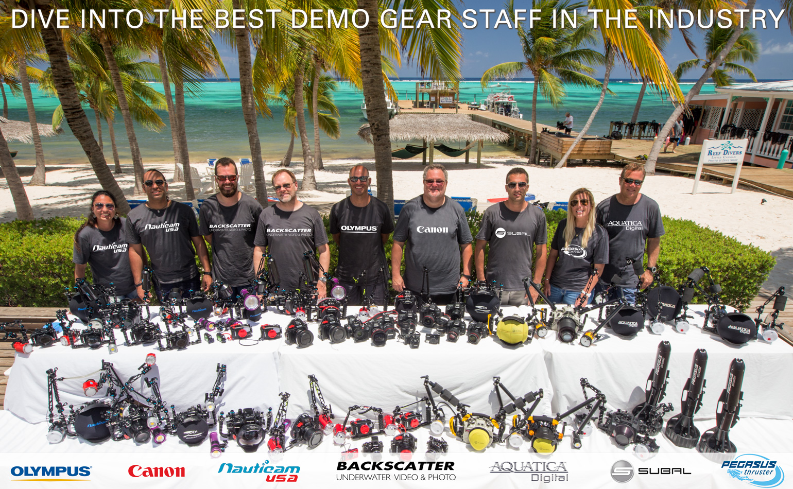 The Digitial Shootout Demo Gear and Tech Support Staff