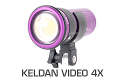 KELDAN Video 4X 6000 Lumen Underwater Video Light