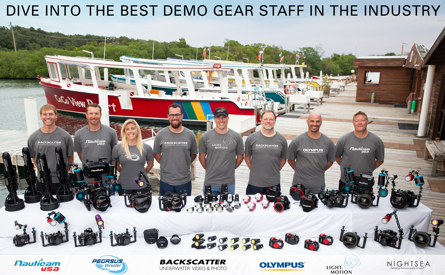 The Digitial Shootout Demo Gear and Tech Support Staff