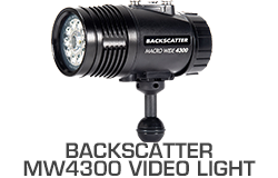 Backscatter Macro Wide 4300 Video Light (MW-4300) Underwater Review