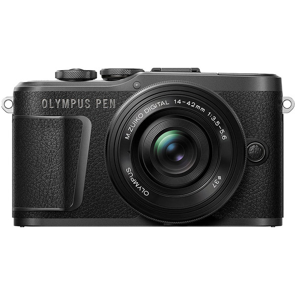 Olympus PEN E-PL10 Mirrorless Camera & Olympus ED M. 14-42mm f/3.5-5.6 EZ Lens