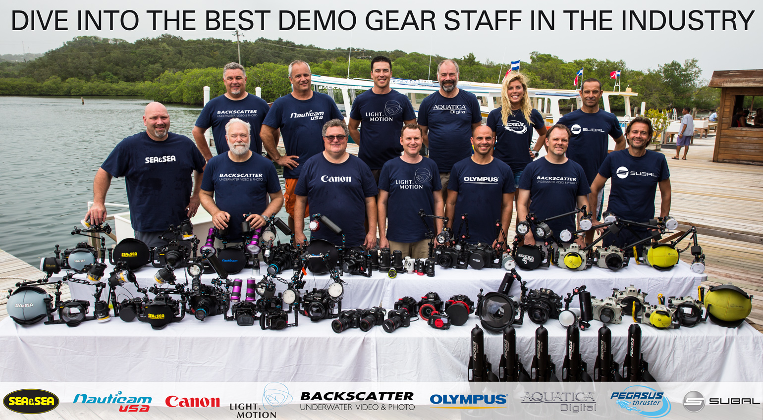 The Digitial Shootout Demo Gear and Tech Support Staff