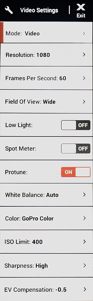 Hero4 Silver Jump Settings