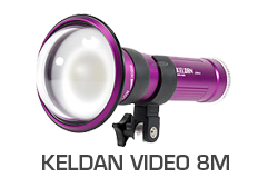 Keldan Video 8M CRI Modular Underwater Video Light